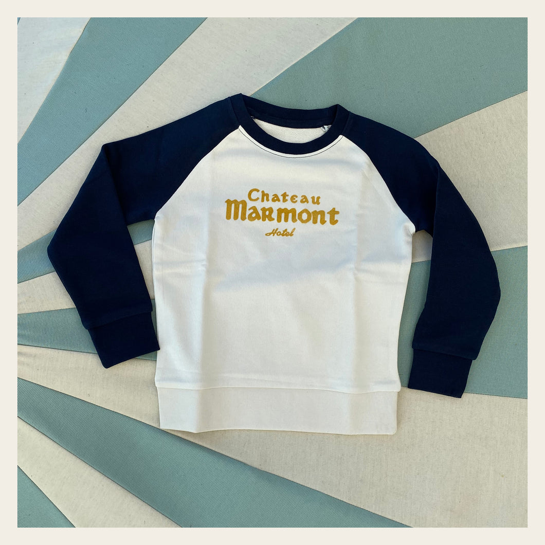 Chateau Marmont Child's Baseball Sweatshirt